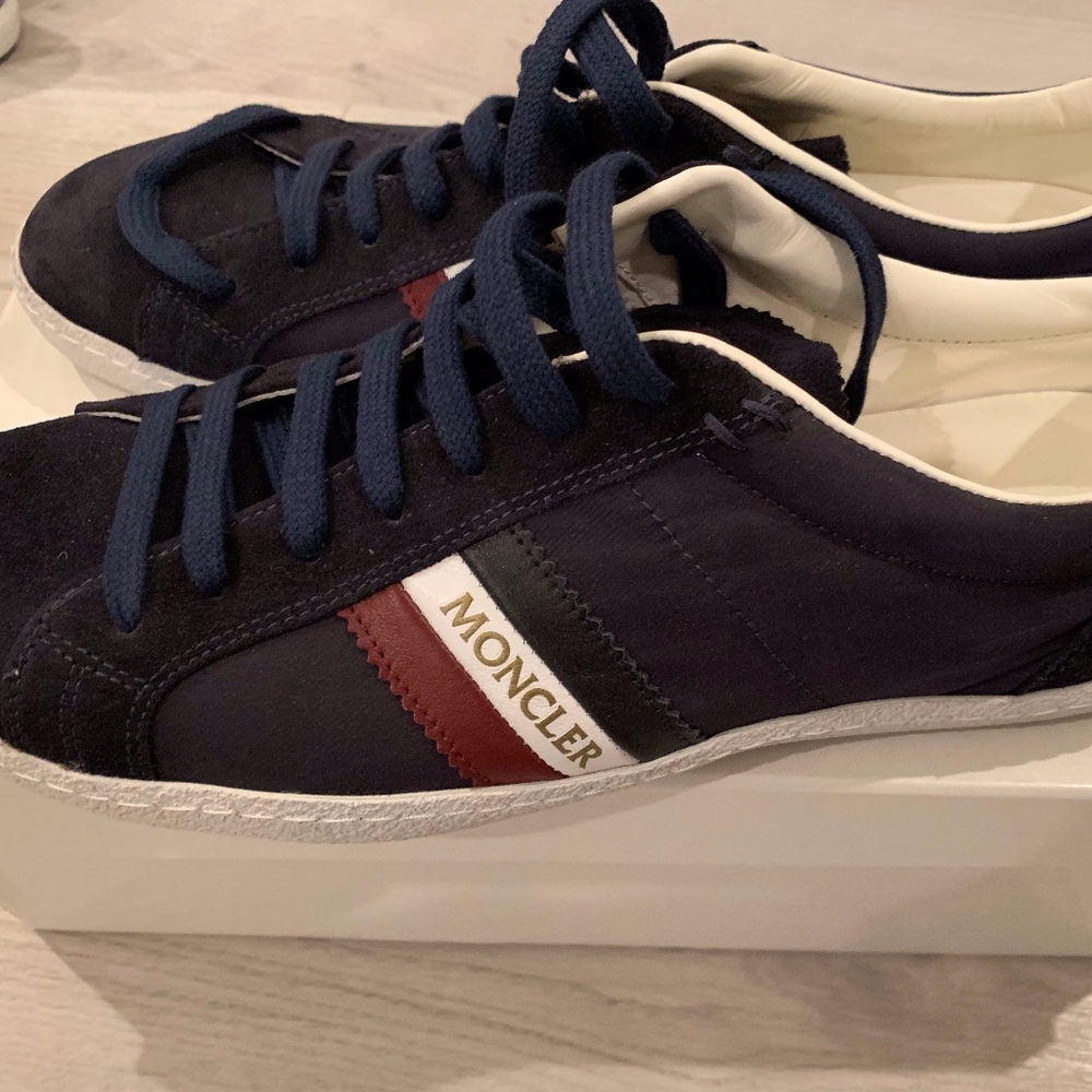 Moncler Le Monaco Blue Sneakers, M 44